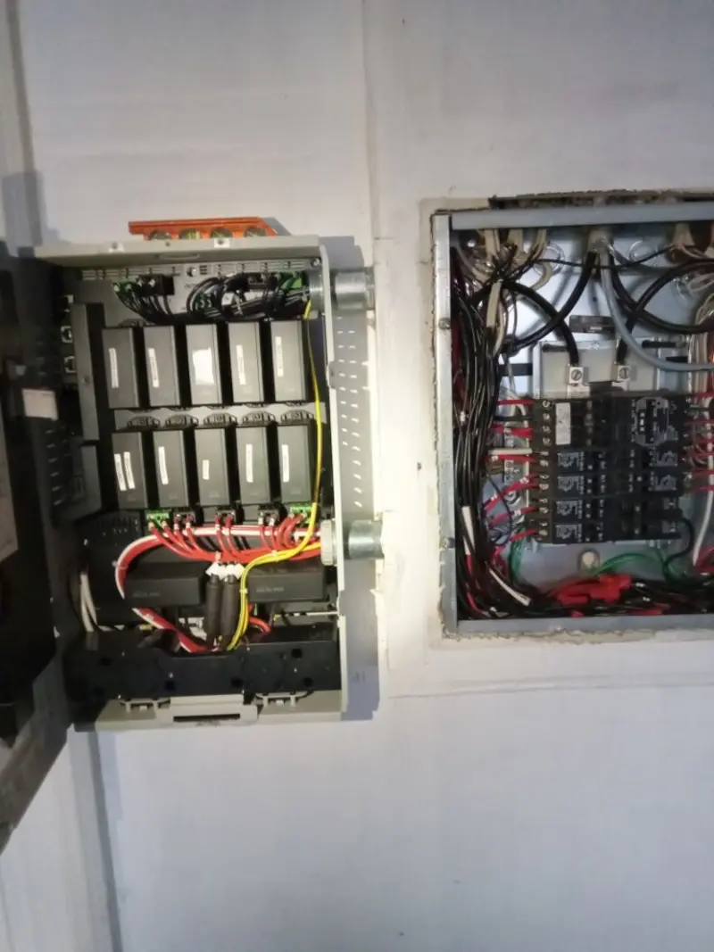 Electrical panel upgrade completed for Security Camera Wiring in Corte Madera